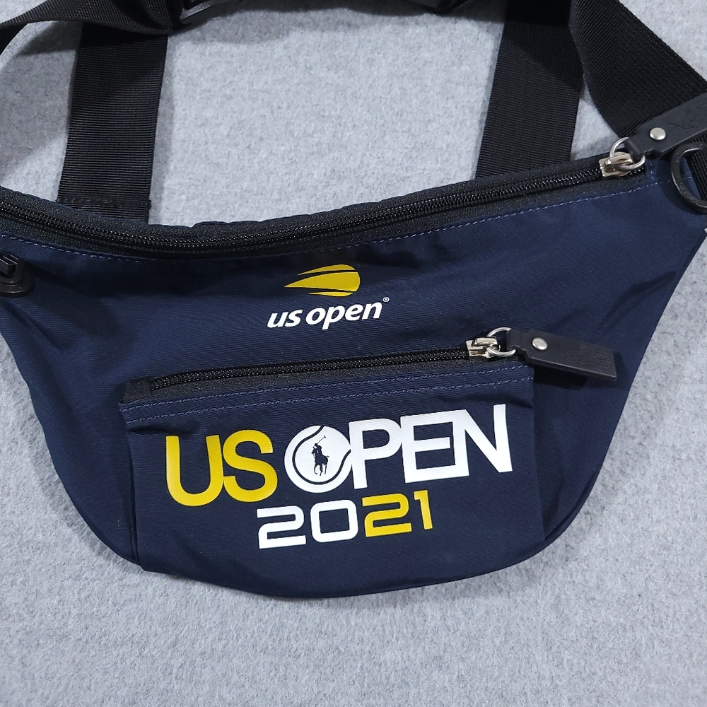 Polo Ralph Lauren US Open 2021 Tennis Belt Waist Bag Slim Fanny Pack Navy Pony